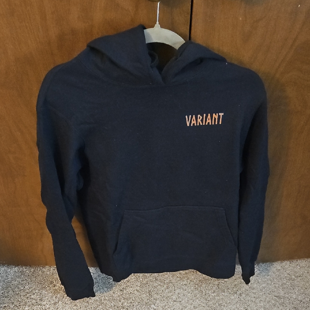 Black Hoodie with Variant Logo